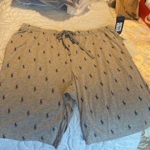 Polo Ralph Lauren Allover Pony Pajama/Lounge Shorts Size XL